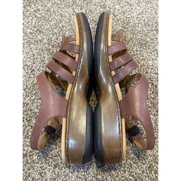 Dansko Evita Strappy Comfort Sandals Cognac Women's Size 39, Excellent Condition - Picture 2 of 9